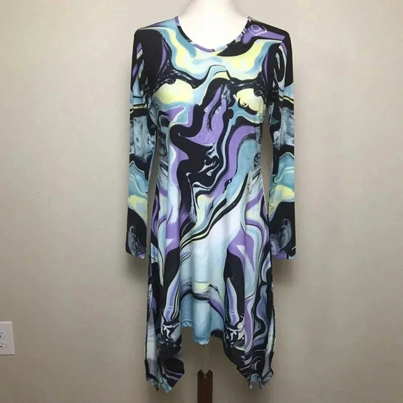 jamie sadock Dresses & Skirts - JAMIE SADOCK Sunsense Dress Size XS Golf Long Sleeve Sun UPF 50+ Artsy Athletic